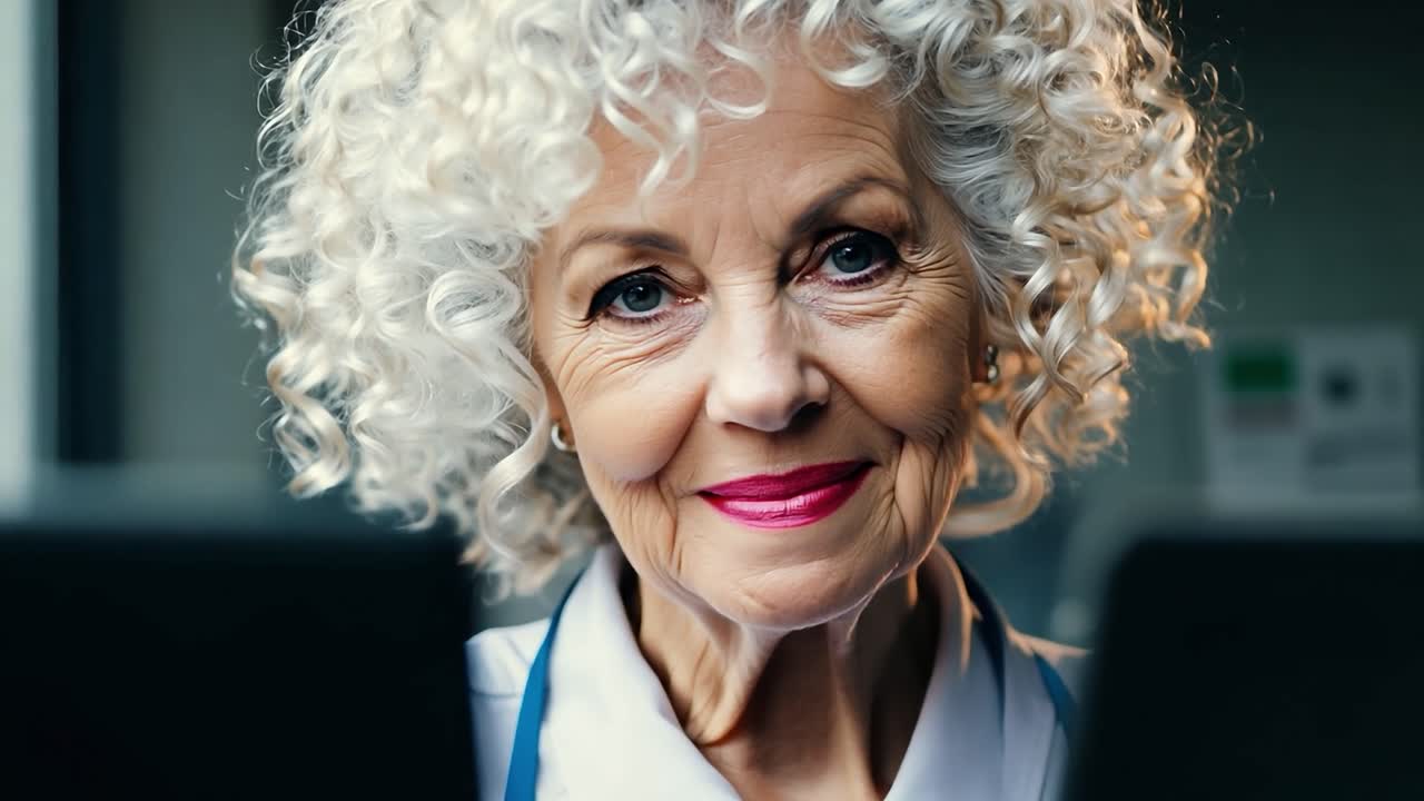 Smiling Senior Doctor