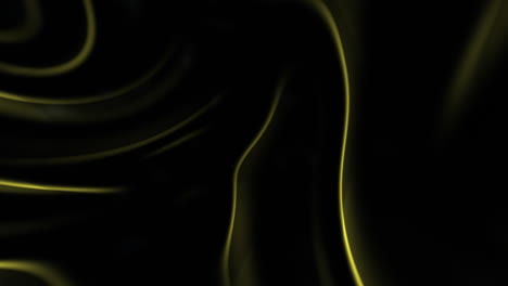 Flowing-dark-yellow-mystical-waves-on-black-gradient