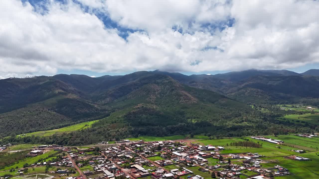 Dynamic Clouds Over Forested Mountains, Puebla Hyperlapse