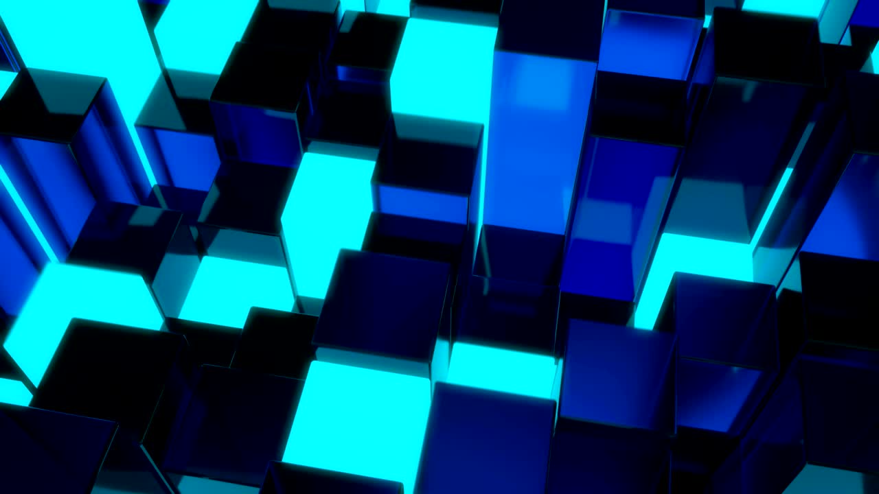 diseño cúbico único de 4k.