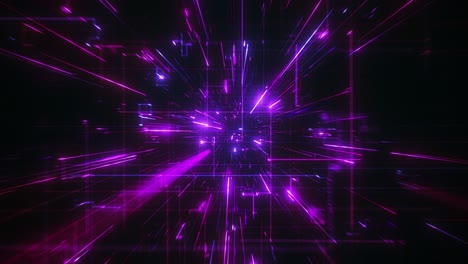 el fondo del túnel de velocidad abstracto. película en 4k.
