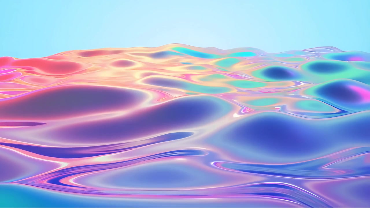 Abstract Fluid Motion Background 4K