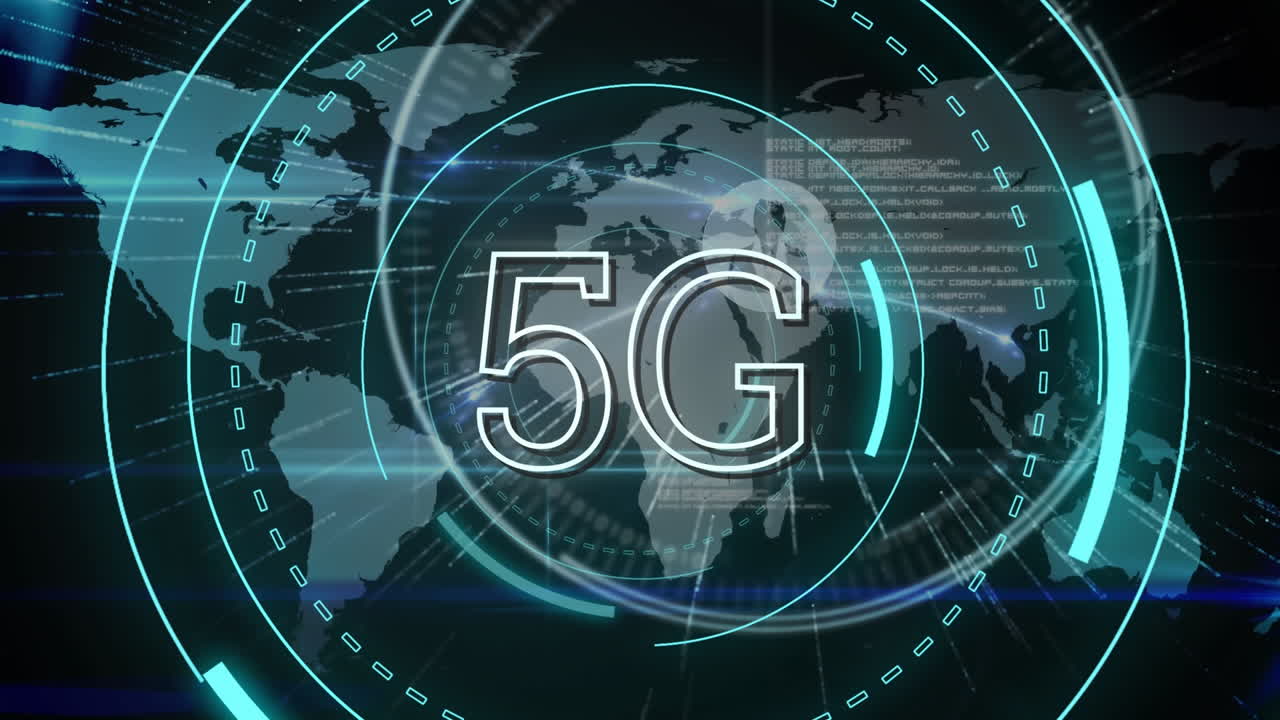 5g visualizzati in un cerchio