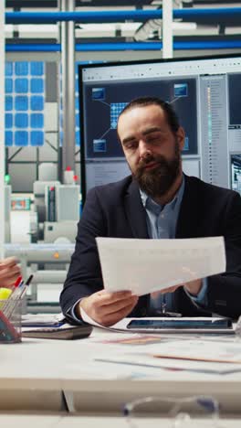 vertical video factory executives meet with investors to discuss automating production