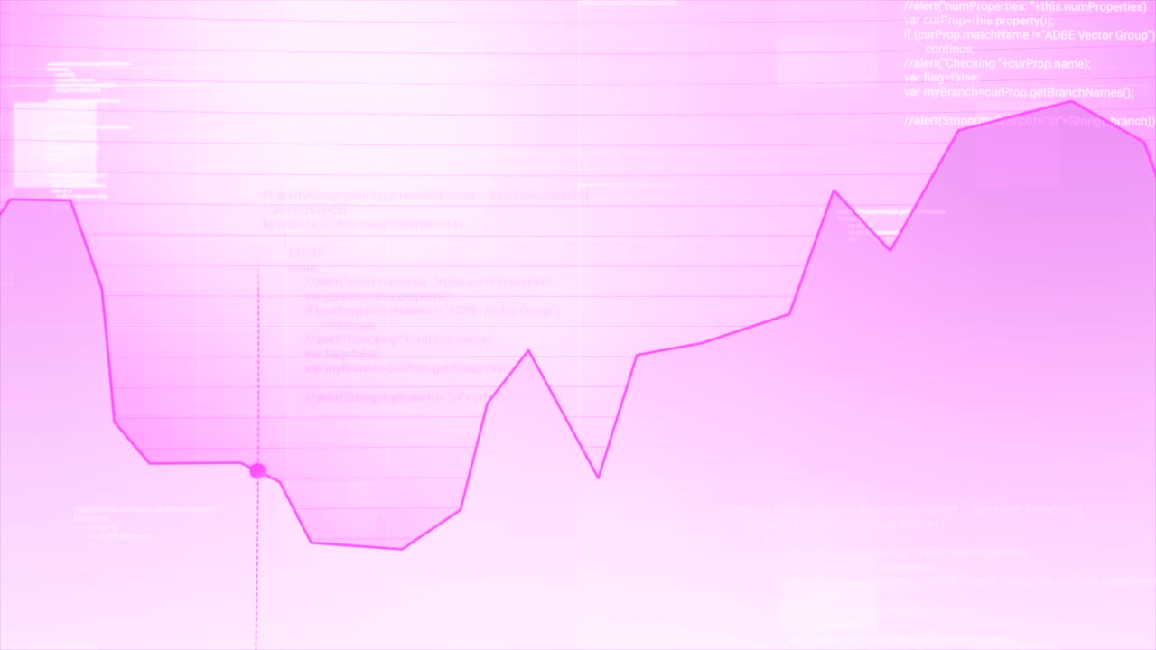 gráfico de negocios abstracto rosado
