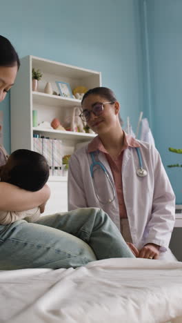 breastfeeding consultation with a doctor