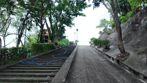 koh samui temple wat khao chedi thailand steps hilltop southeast asia landmark