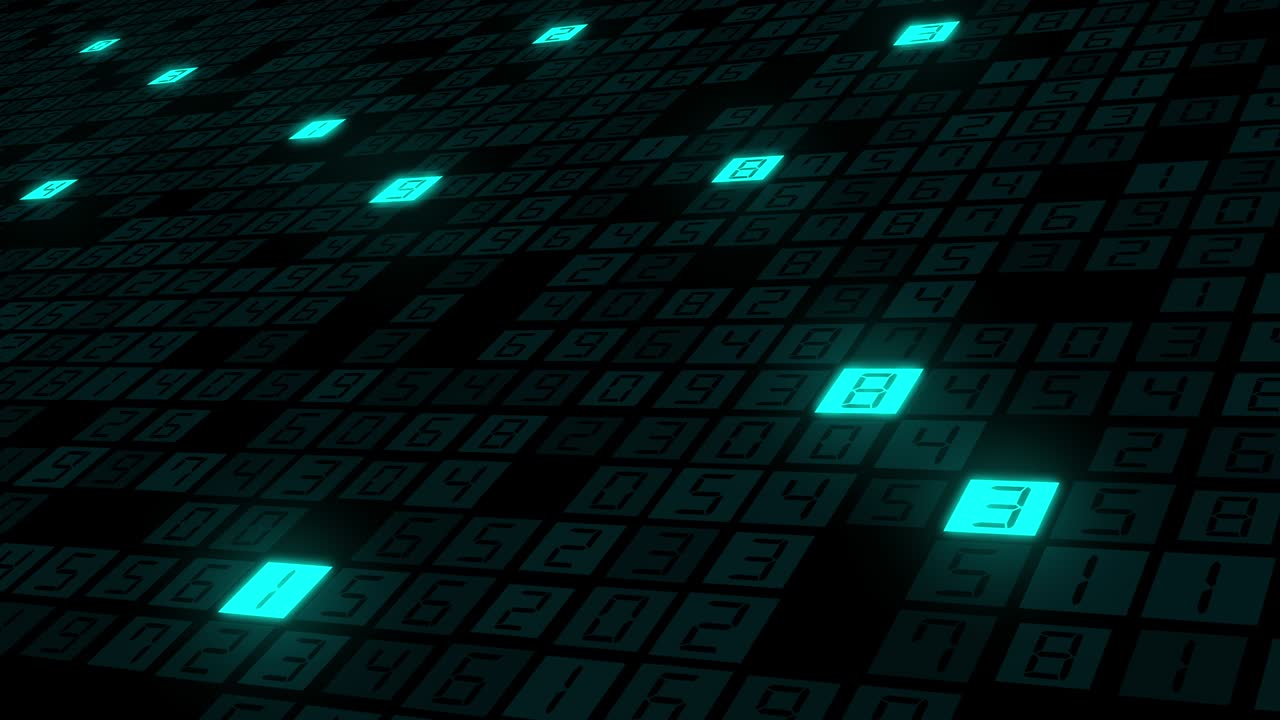 Abstract background with binary code