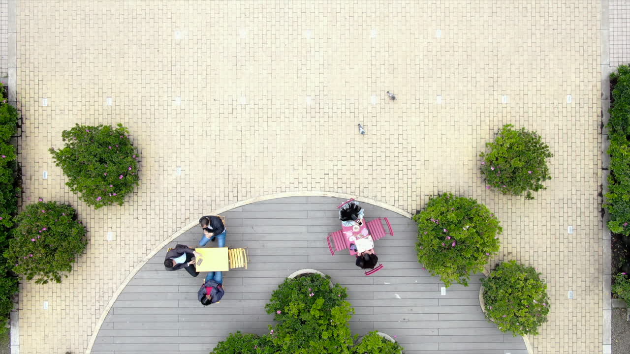 Drone Fly Bogota city park 93