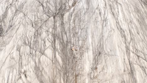 white marble surface with fine veins, close-up view, natural textures from norway