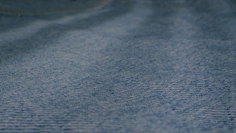 close-up of denim fabric