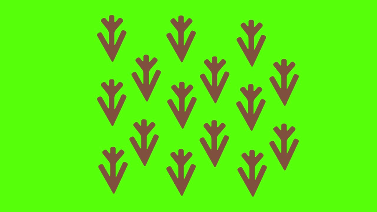 녹색 화면 배경에 갈색 식물의 터 디자인