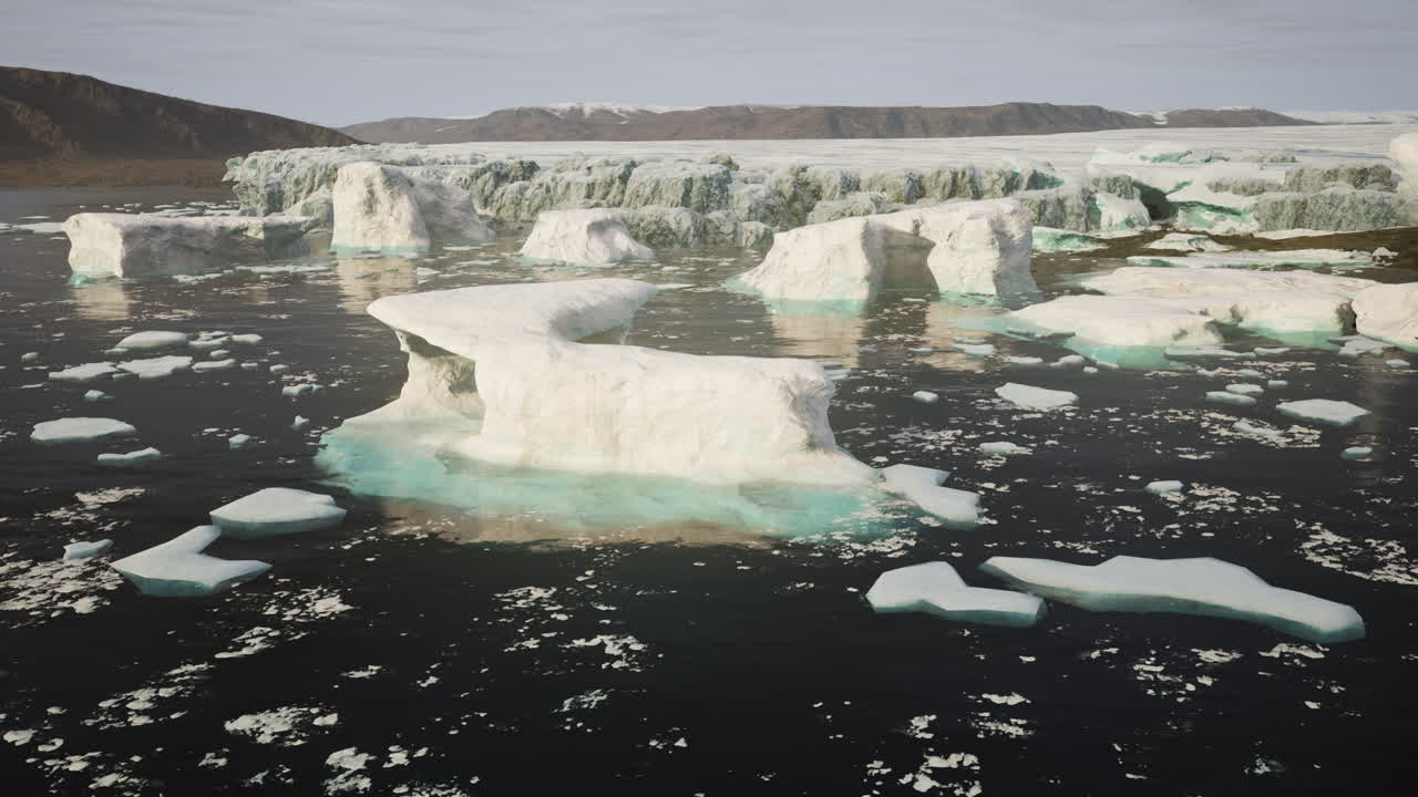 북극 해역의 빙산