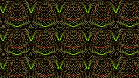 el fondo de la animación psicodélica