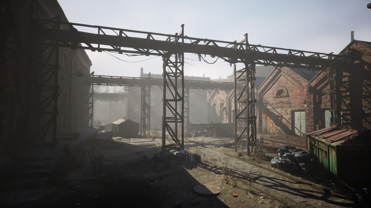 오래된 버려진 공장을 파괴했습니다.