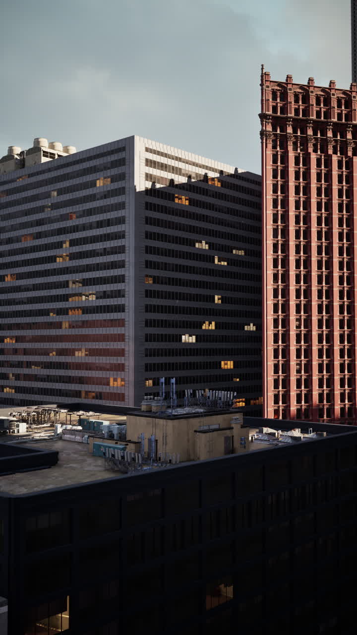 edificios altos que se elevan juntos