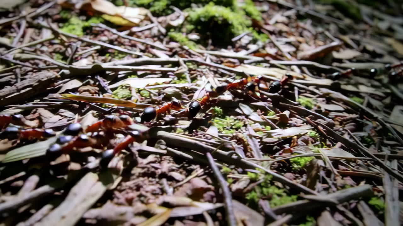 Ants on the Forest Floor
