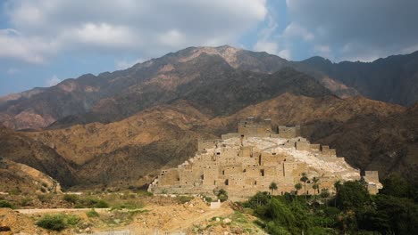 thee ain arabic arab touristic place in saudi arabia, lateral movement
