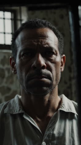 a man in prison
