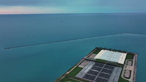 hermoso fondo del horizonte del centro de chicago