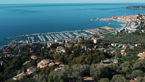 aerial view of nice, france