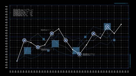 gráficos de concepto de datos comerciales con alfa 02