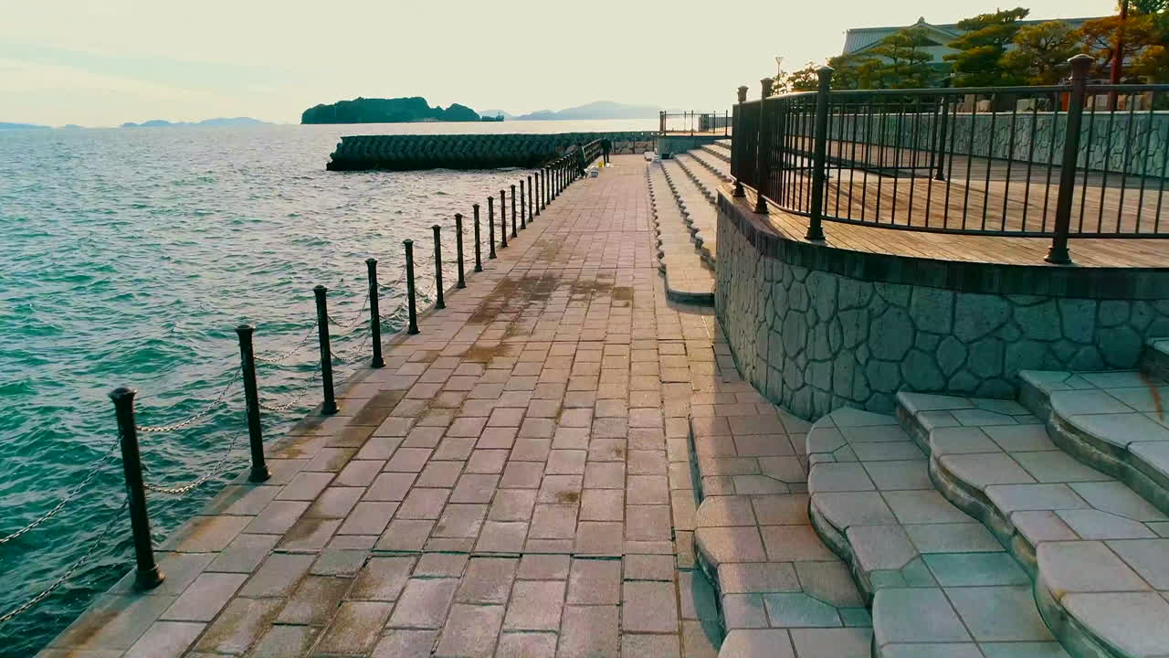 히로시마에서 dji phantom4pro로 촬영한 시네마틱 일본의 풍경