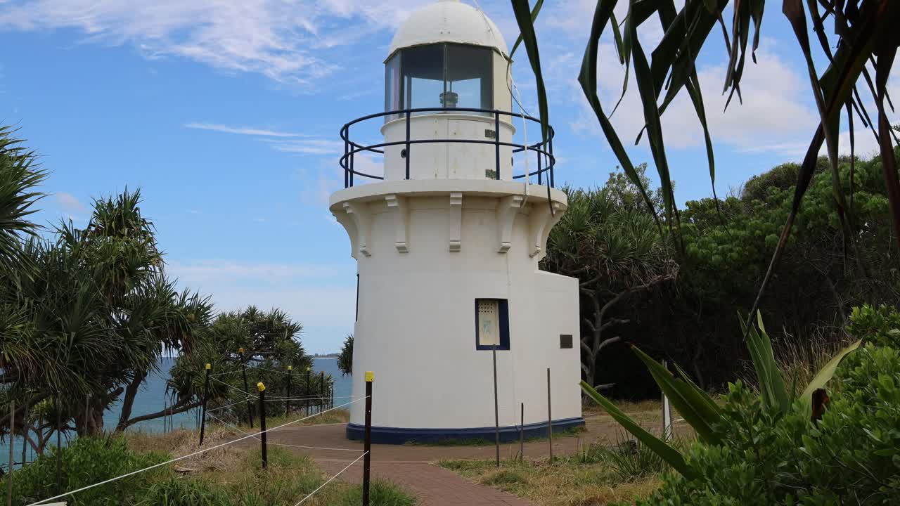 Time-lapse of a lighthouse over a 12-second period
