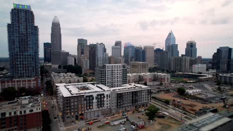 charlotte nc, charlotte north carolina aerial in 4k