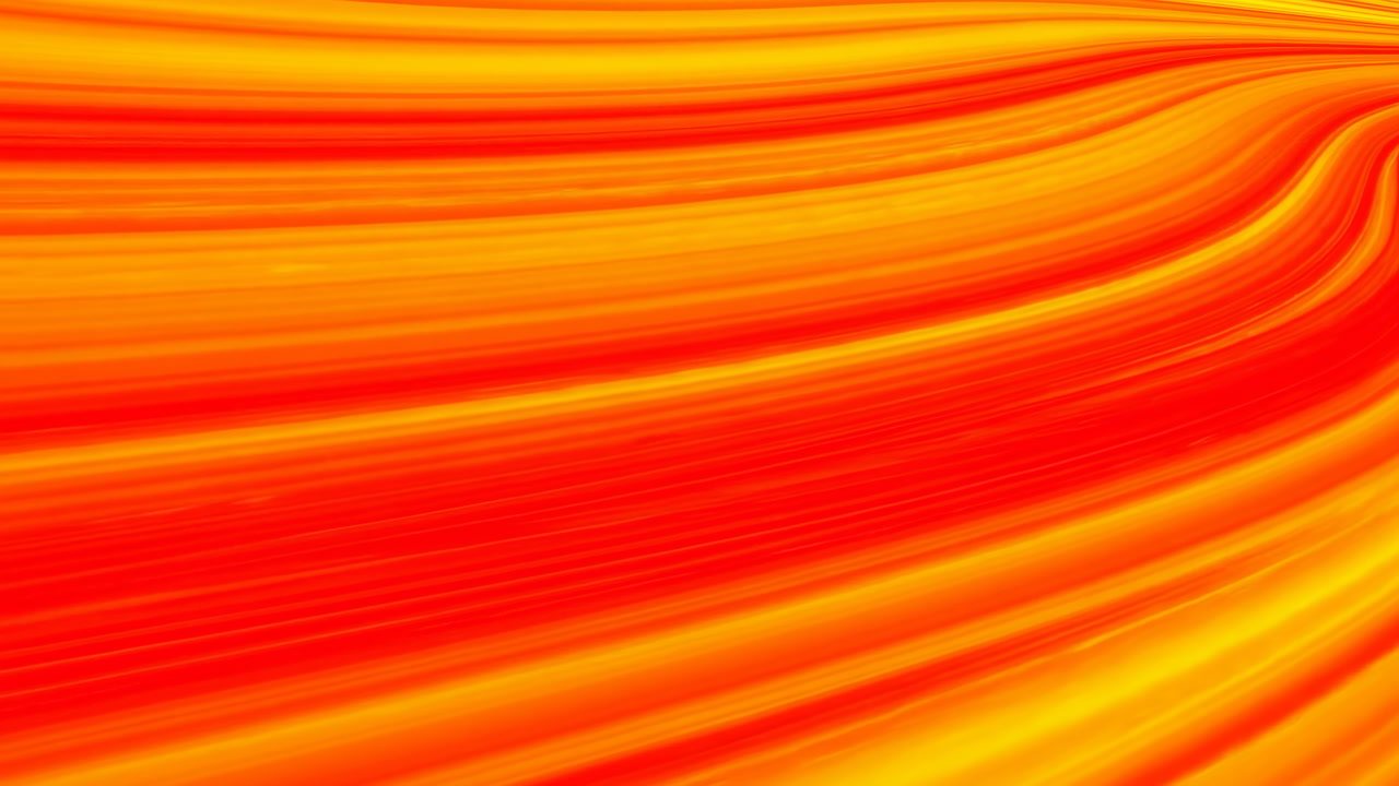 Vibrant Orange Fabric Flow With Bold Stripes And Liquid Waves, Dynamic Gradient Motion Evokes Heat And Playful