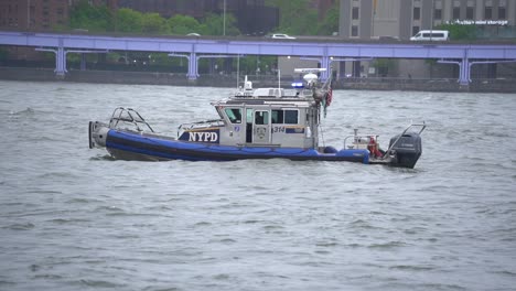 police boat parked in the harbor