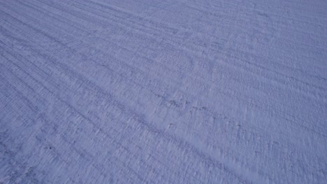 Aerial-View-Winter-Snowy-Landscape