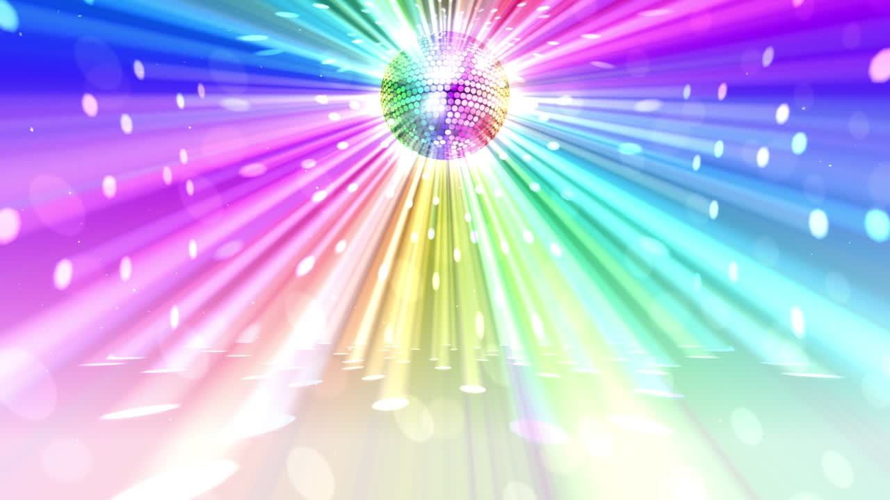 거울 공 디스코 조명 클럽 댄스 파티 반이는 배경