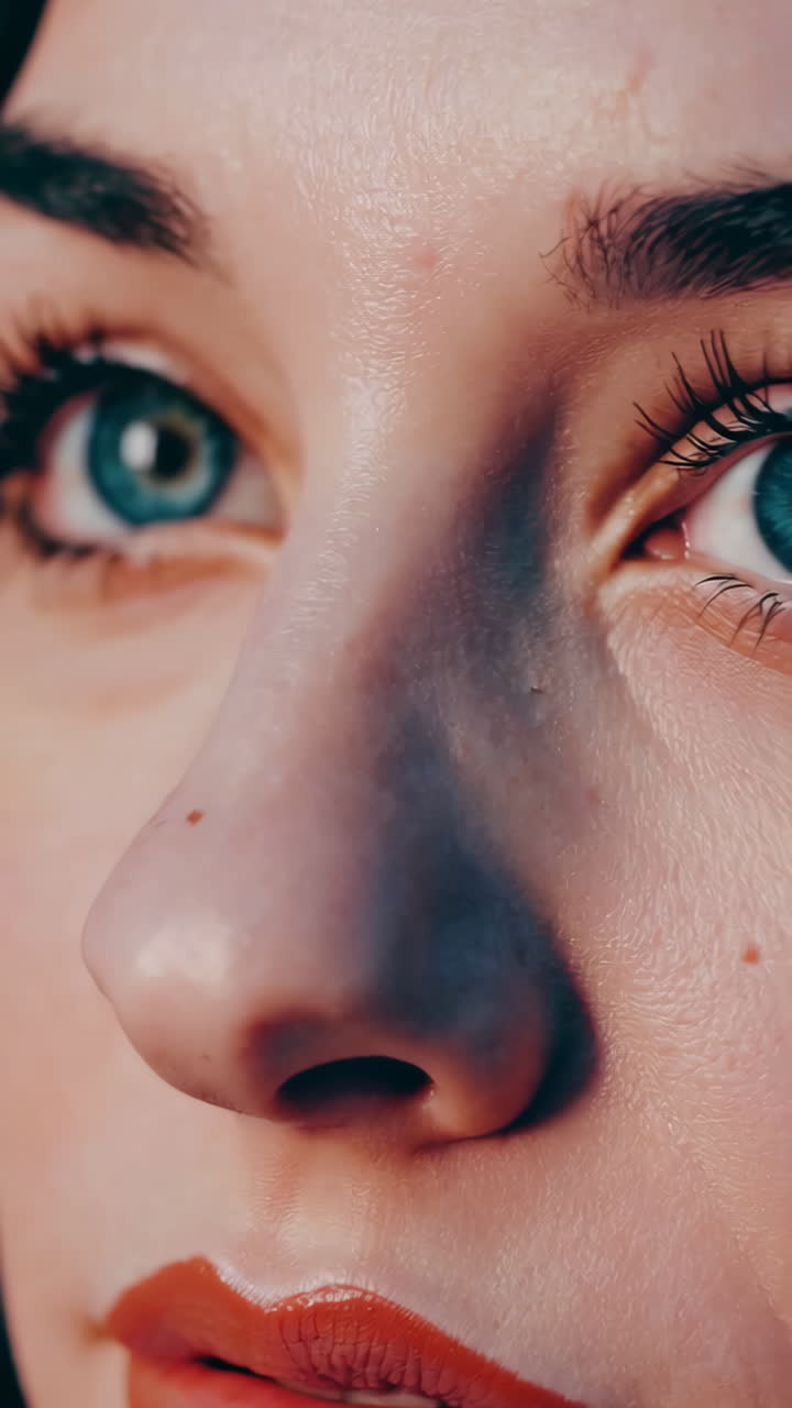 retrato en primer plano de una mujer