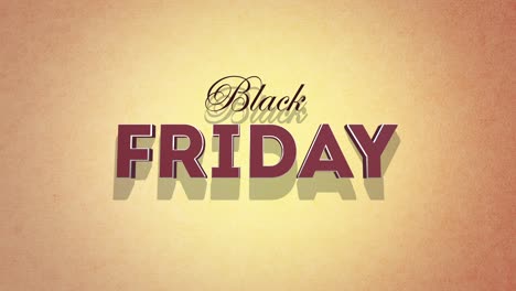 Retro-Black-Friday-text-on-yellow-vintage-texture-in-80s-style