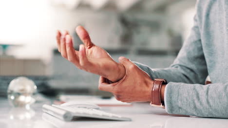 hand and wrist pain from typing at work