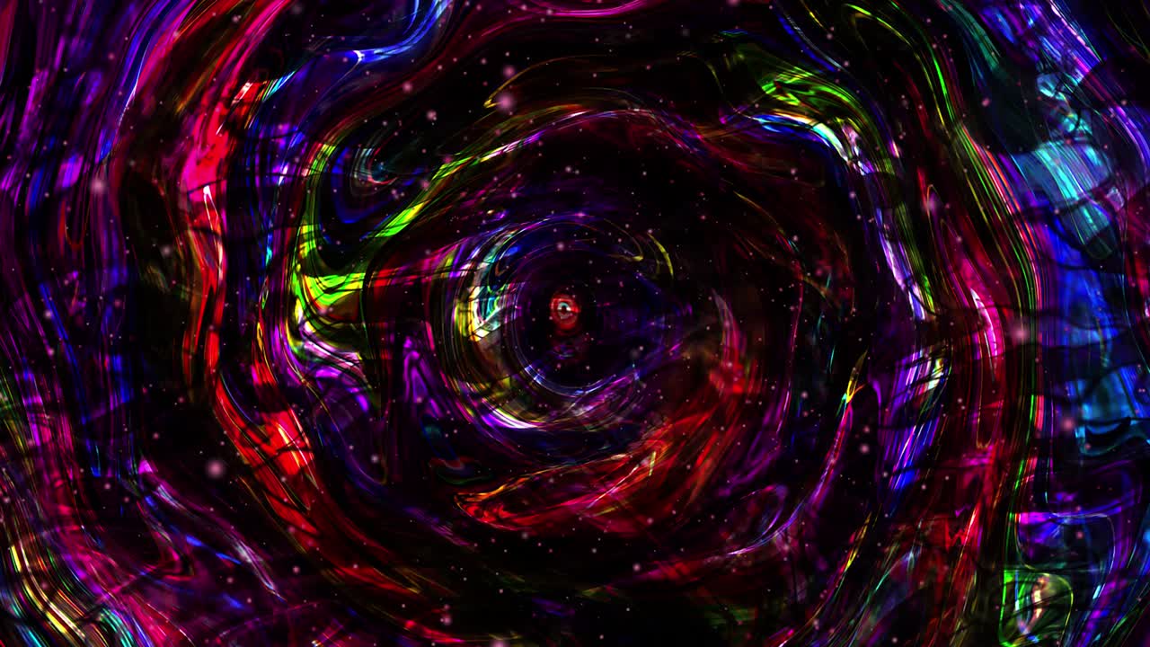 animación abstracta, fondo líquido, hermosa película de pintura digital, película de fondo abstracta, animación caleidoscopio video de stock