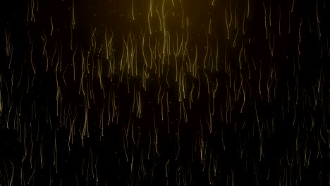 particles gold glitter bokeh award dust abstract background loop