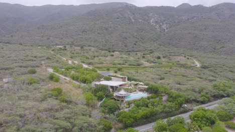 drone aéreo de la bahía de ocoa
