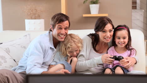 Little-girl-playing-video-games