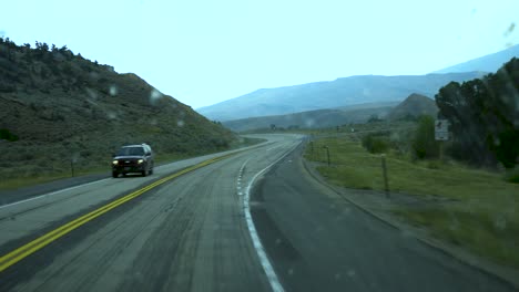 A gorgeous nature drive through in Wyoming