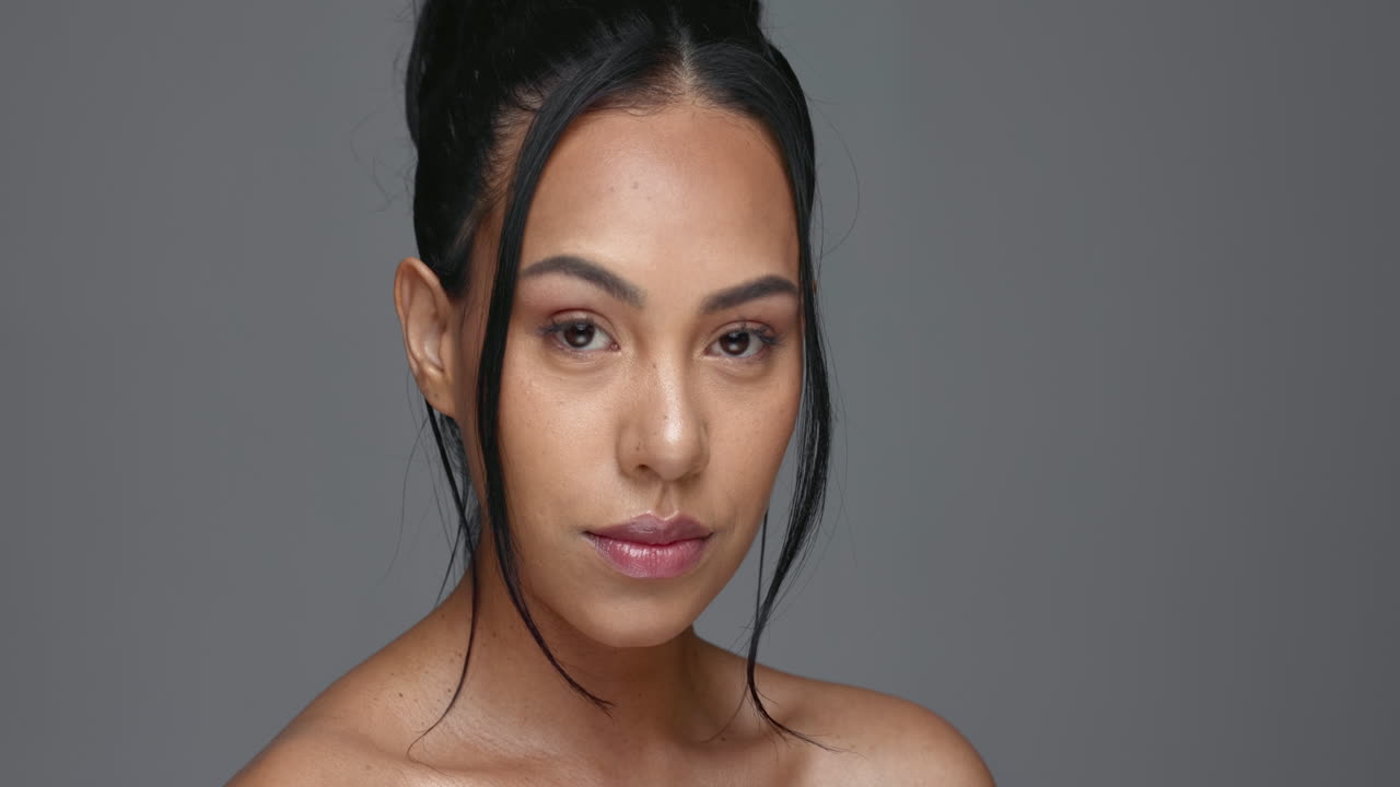 rostro, cuidado de la piel y belleza natural de la mujer