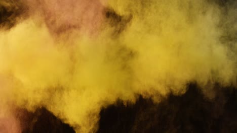 Close-up-of-color-powder-splashing