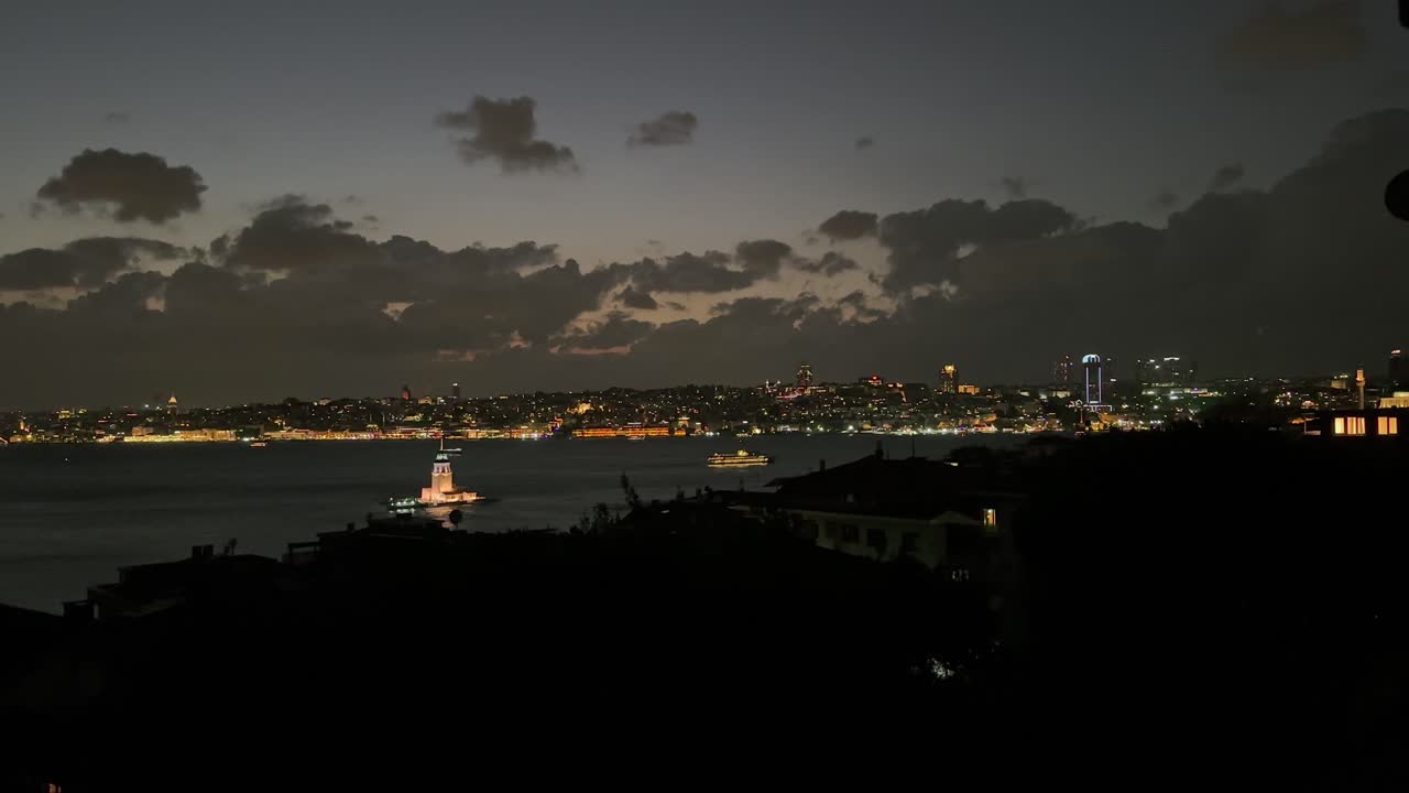 Historical Maiden Tower istanbul after restoration