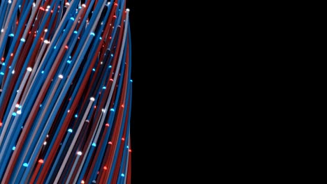 fiber optic cables.