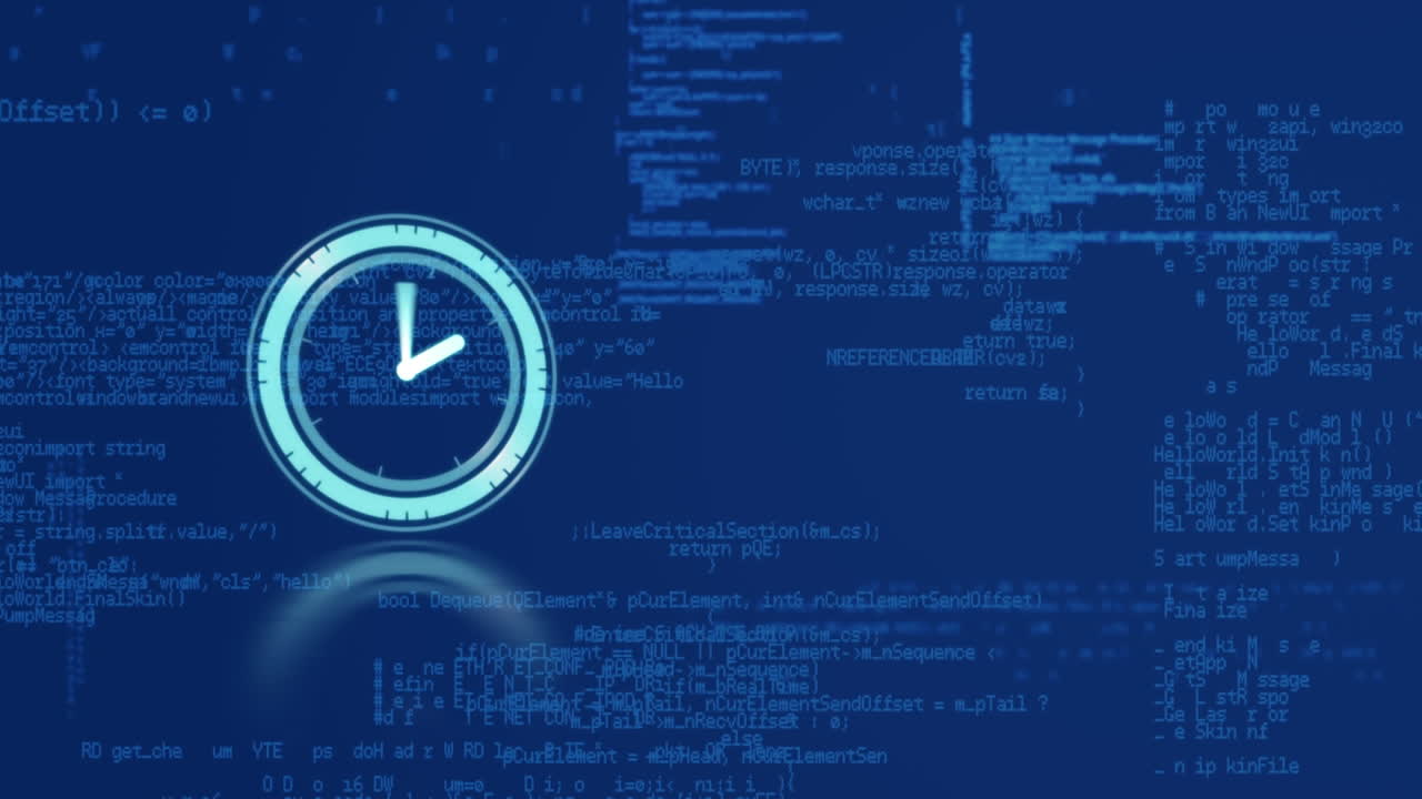 movimiento de reloj y procesamiento de datos