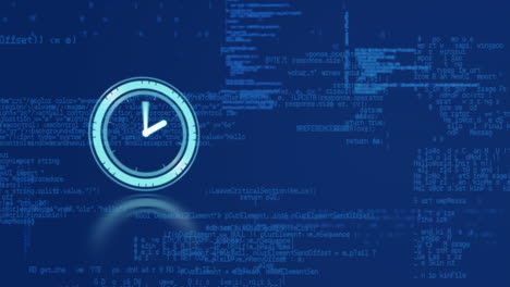 clock moving and data processing
