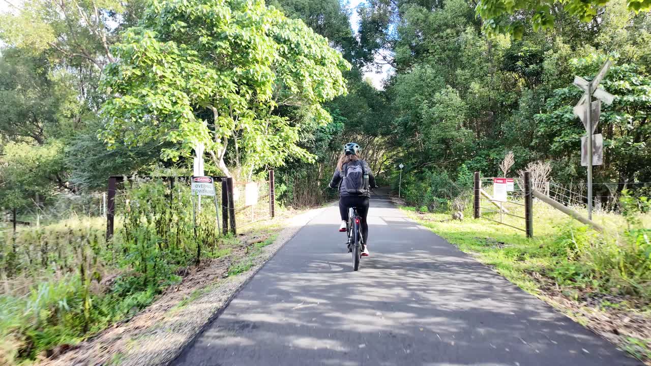 Solo Bike Ride Through Lush Green Nature Trails