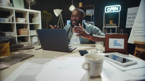 young businessman at the office