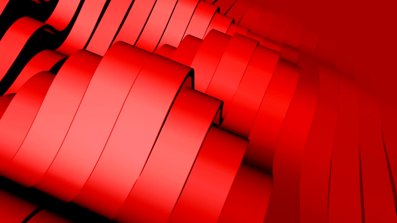 анимированные абстрактные красные волнистые полосы